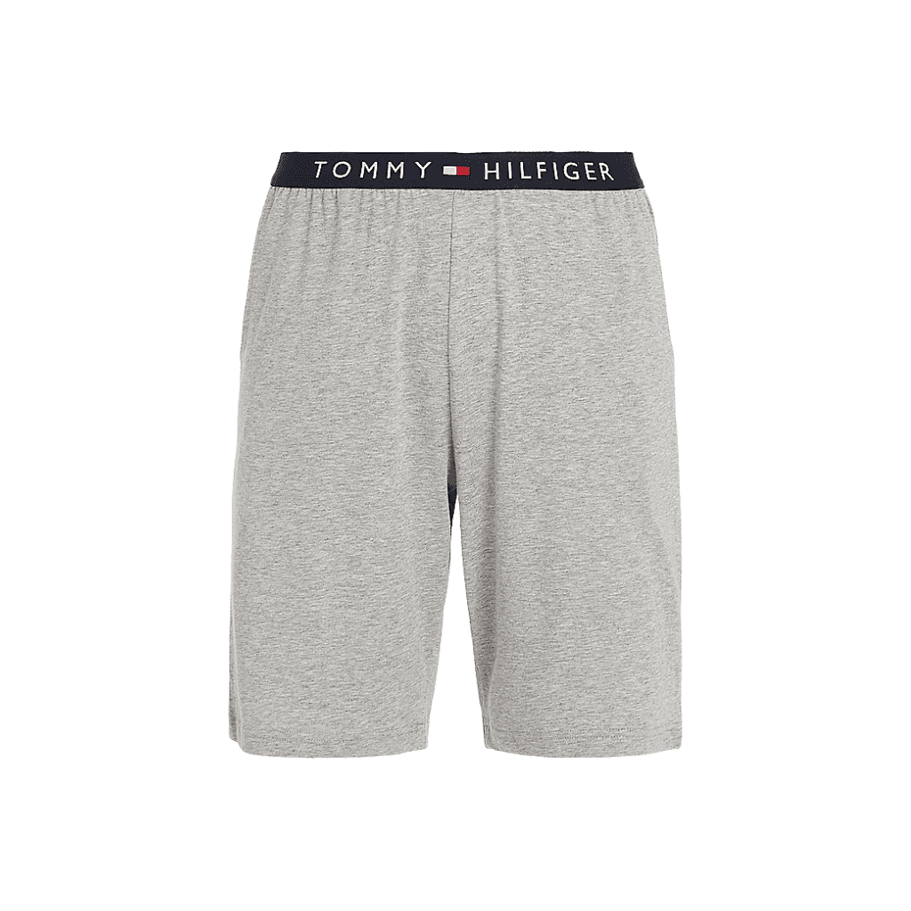 Tommy Hilfiger Jersey Logo Shorts Light Grey Heather