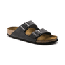 Birkenstock Arizona Natural Leather Oiled Black Regular swatch