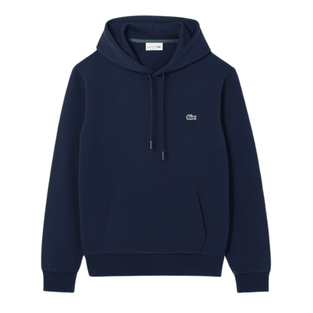 Lacoste Classic Fit Fleece Hoodie Navy Blue