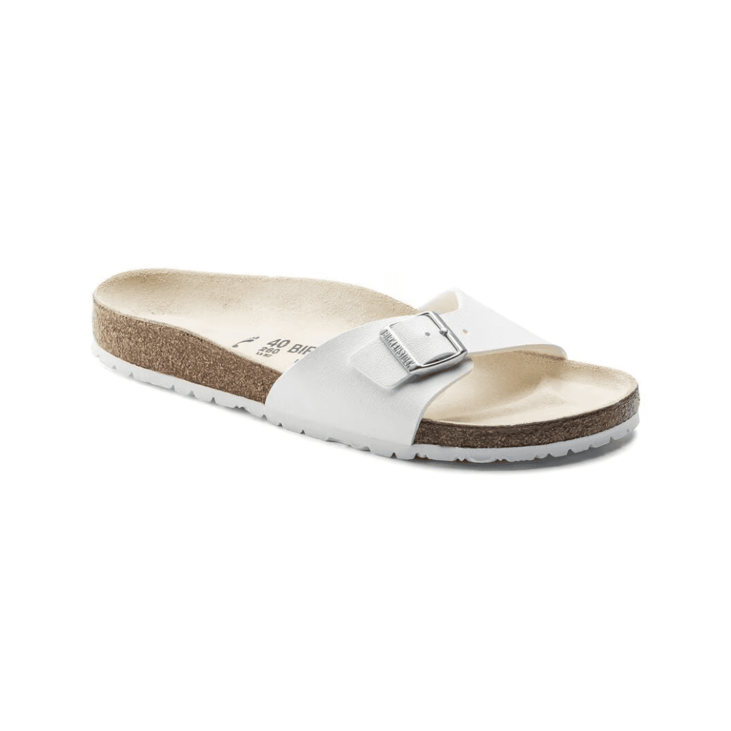 Birkenstock Madrid Birko- Flor White Regular