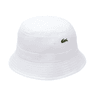 Lacoste Cotton Bucket Hat White swatch
