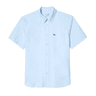 Lacoste Regular Fit Short Sleeve Oxford Shirt White/Overview swatch