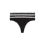Tommy Hilfiger 3-Pack Logo Waistband Thongs Black