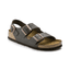 Birkenstock Milano Natural Leather Dark Brown Narrow