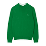 Lacoste Monochrome Crew Neck Sweater Calathea swatch