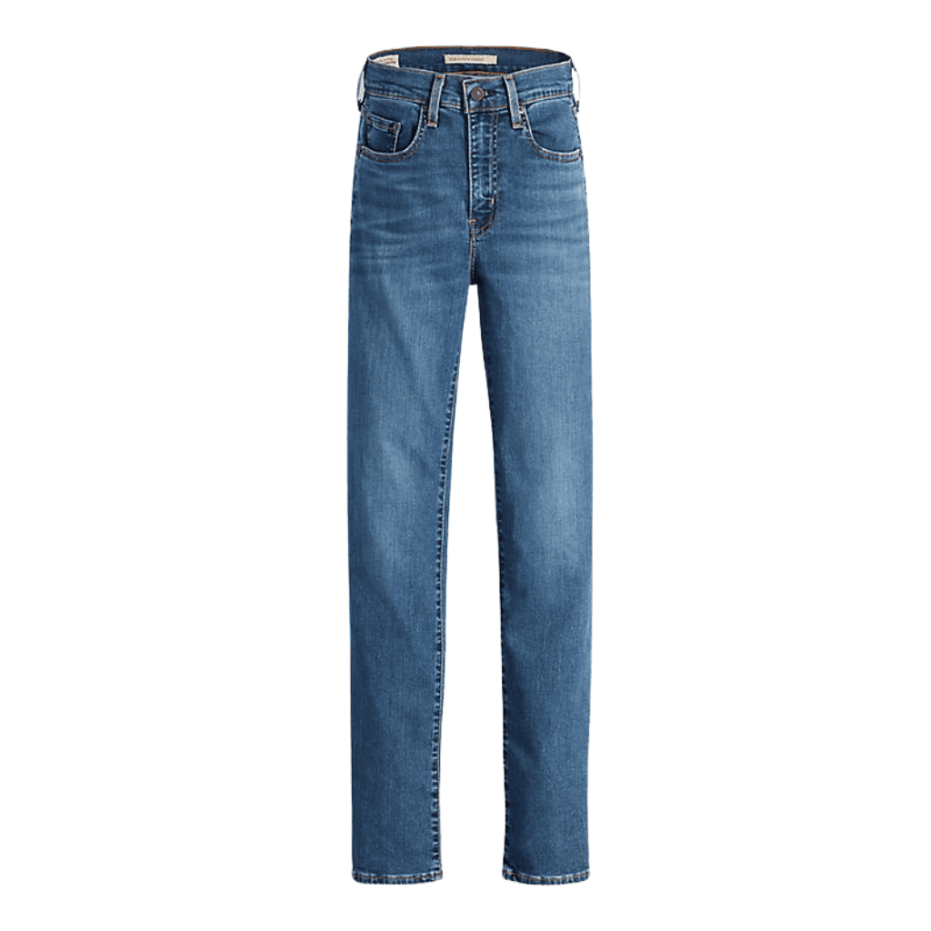 Levi's 724 High Rise Straight Jeans Blue Wave Mid
