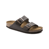 Birkenstock Arizona Natural Leather Dark Brown Narrow swatch