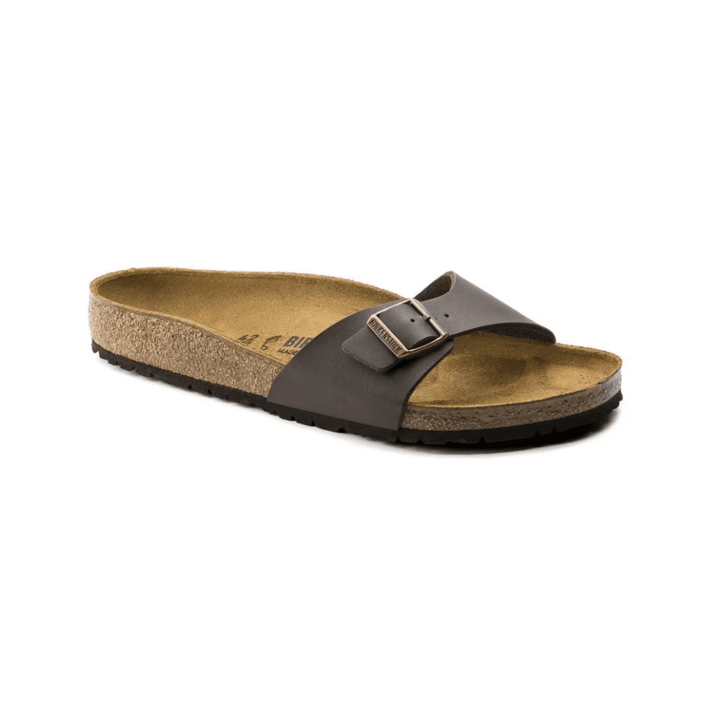Birkenstock Madrid Birko- Flor Dark Brown Narrow