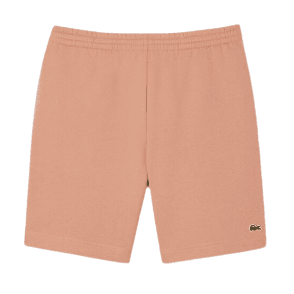 Lacoste Regular Fit Fleece Shorts Latte