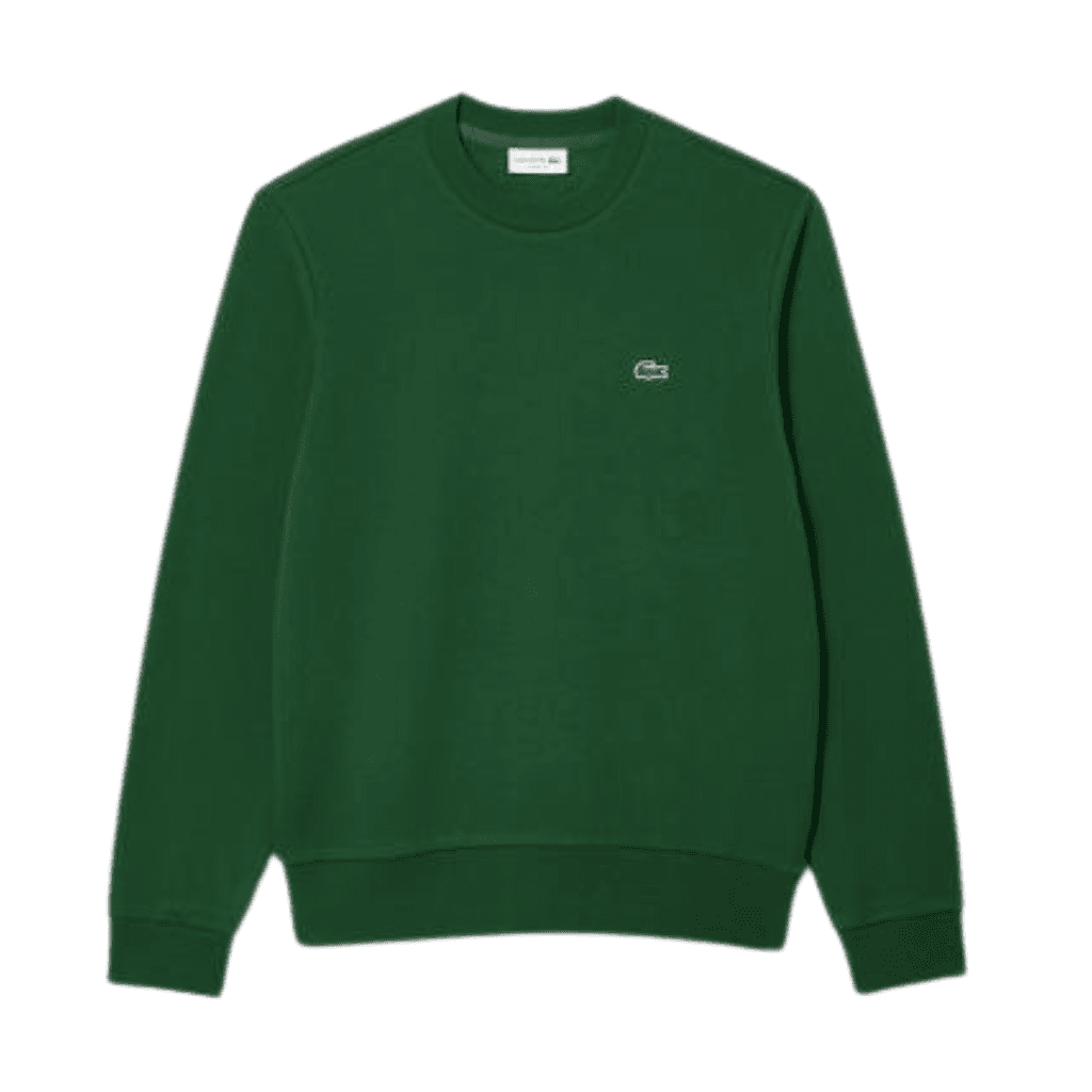 Lacoste Fleece Crew Neck Sweatshirt Green