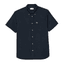 Lacoste Regular Fit Short Sleeve Oxford Shirt Navy Blue