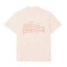Lacoste Classic Fit Print Jersey T-Shirt Angora/Latte swatch