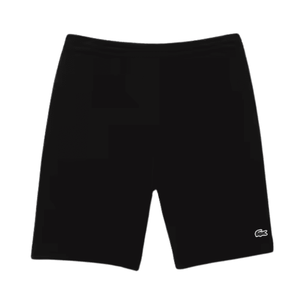 Lacoste Regular Fit Fleece Shorts Black