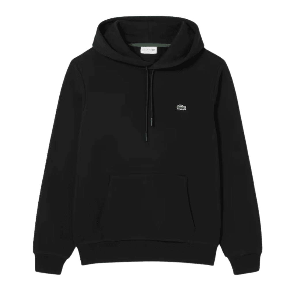 Lacoste Classic Fit Fleece Hoodie Black