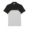 Lacoste L.12.12 Regular Fit Stretch Polo Shirt Silver Chine/Black-Black swatch