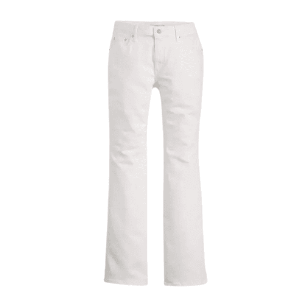 Levi's 726 Hr Flare Jeans Soft Clean White