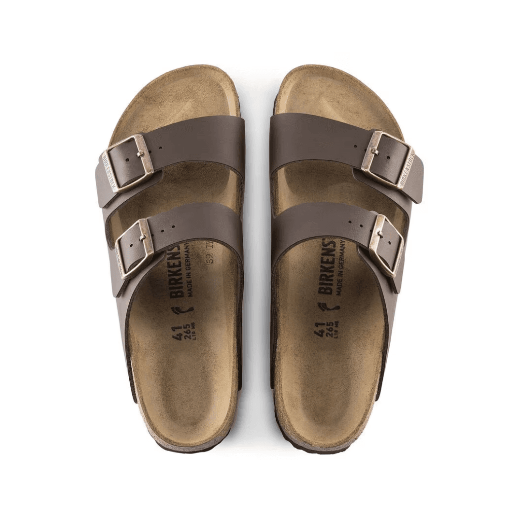 Birkenstock Arizona Birko- Flor Dark Brown Regular