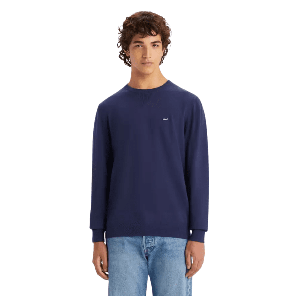 Levi's Lightweight Sweater Naval Academy Blue