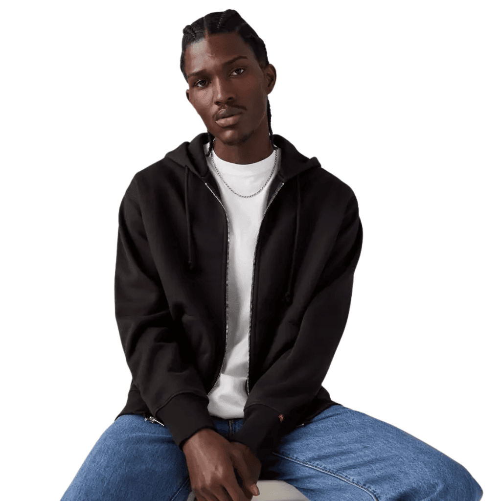 Levi's Authentic Full Zip Sweatshirt Black