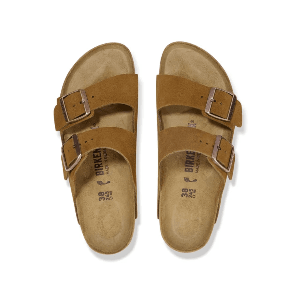 Birkenstock Arizona Suede Leather Mink Regular