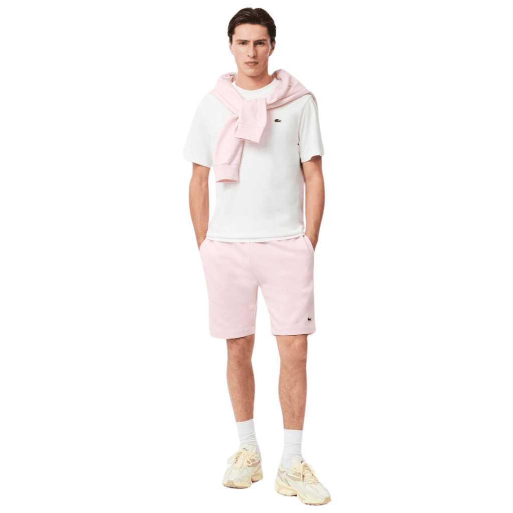 Lacoste Regular Fit Fleece Short Flamingo