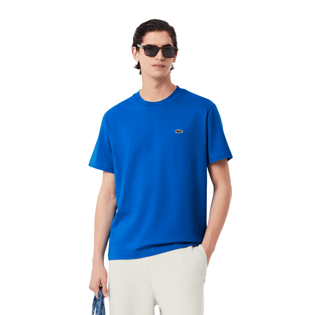 Lacoste Cotton T-Shirt Gipsy Blue