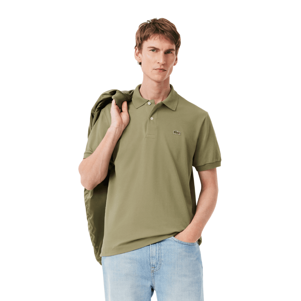 Lacoste L.12.12 Classic Fit Stretch Polo Shirt Khaki