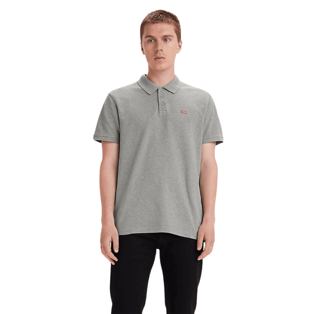 Levi's Housemark Polo Mid Tone Grey Heather