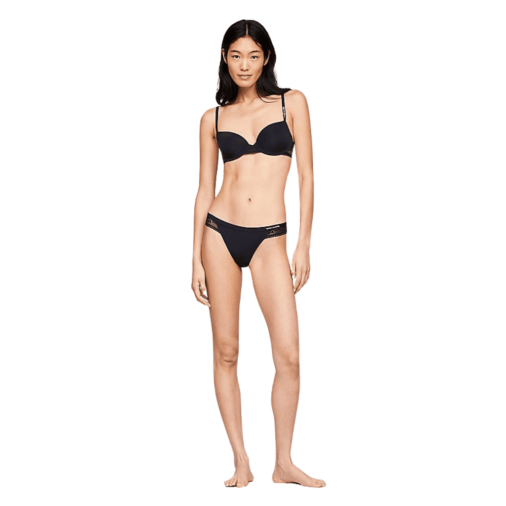 Tommy Hilfiger Lace Thong Desert Sky