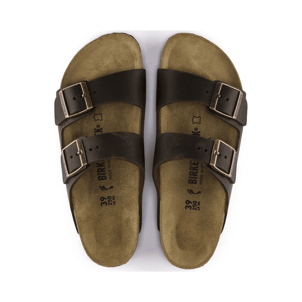 Birkenstock Arizona Natural Leather Oiled Habana Narrow