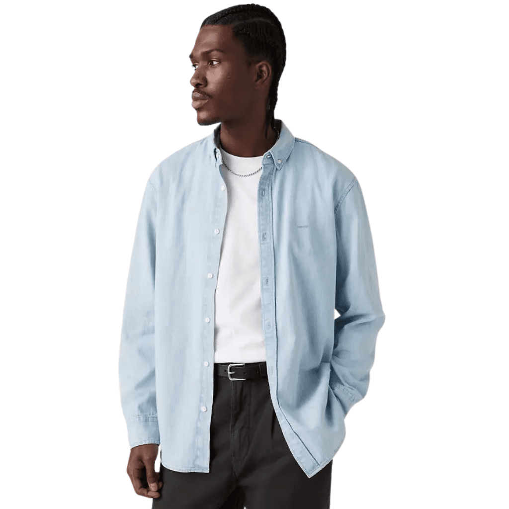 Levi's Authentic Button Down Shirt Andre Light Wash