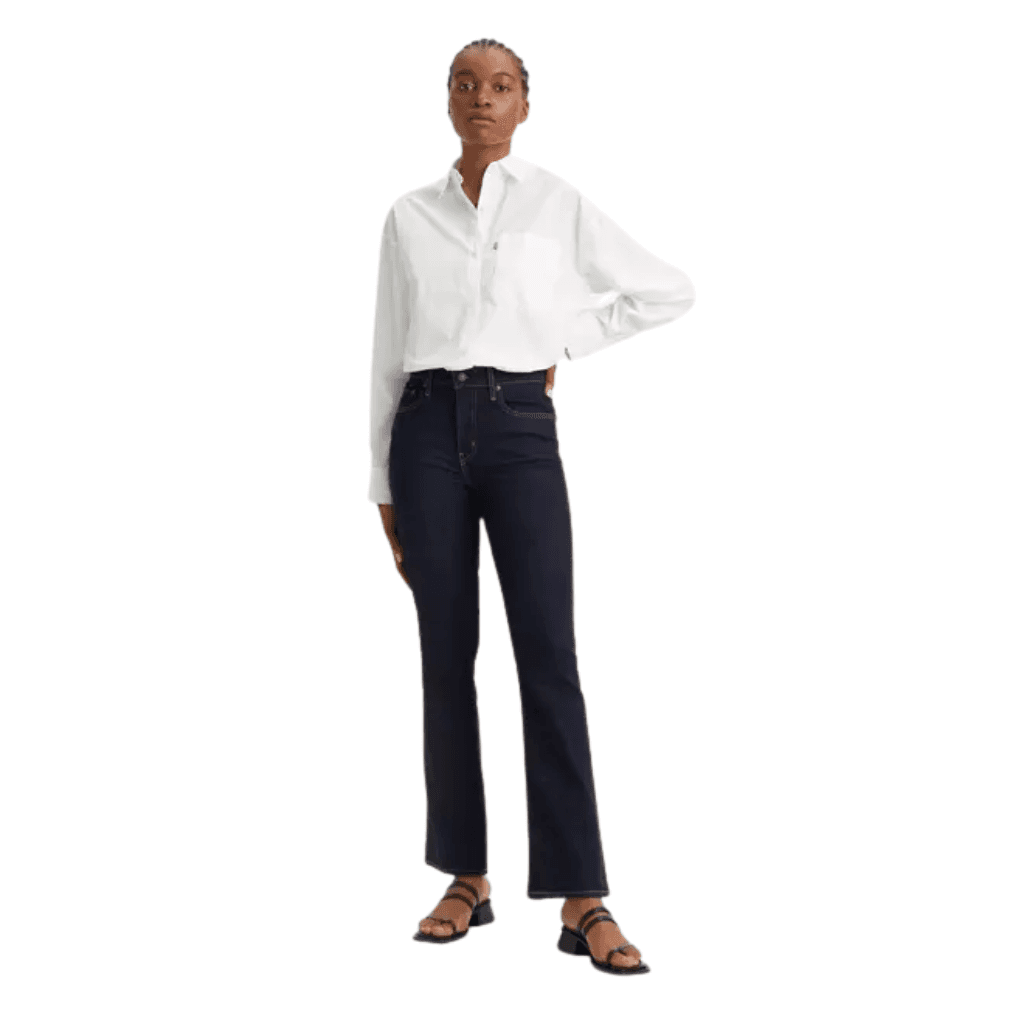Levi's 725 High Rise Bootcut Jeans Blue Wave Rinse