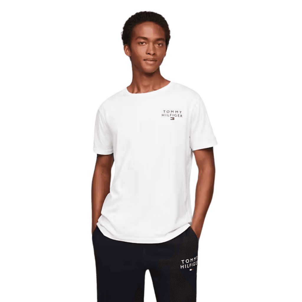 Tommy Hilfiger Short Sleeve Logo Tee White