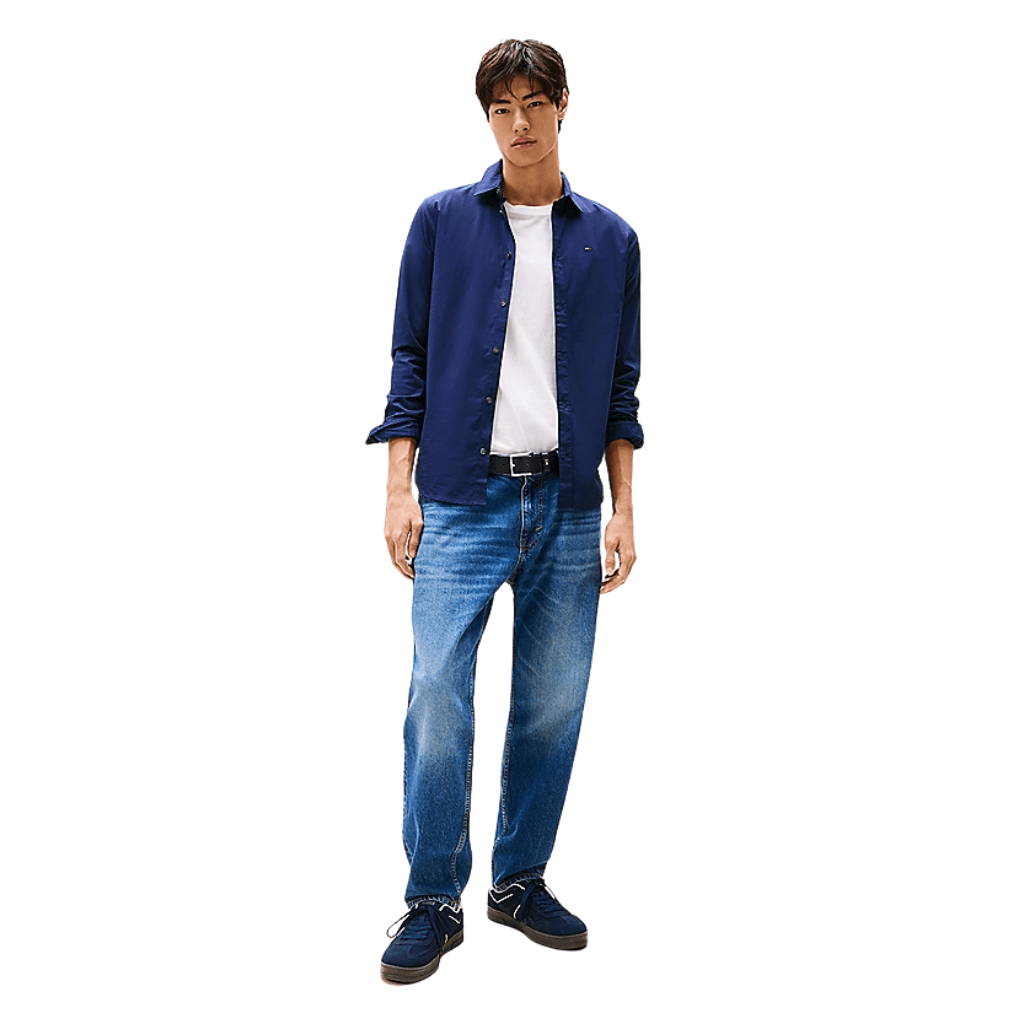 Tommy Jeans Original Stretch Shirt Black Iris