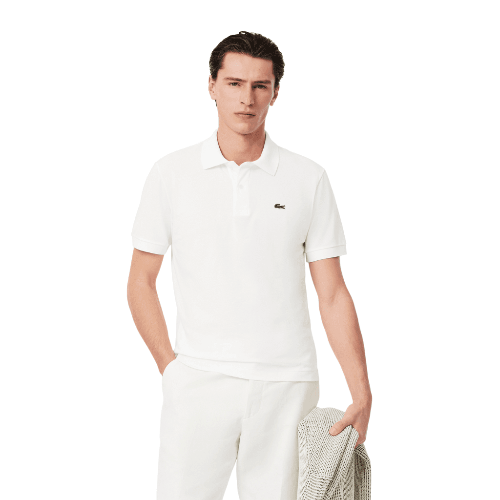 Lacoste L.12.12 Classic Fit Stretch Polo Shirt White