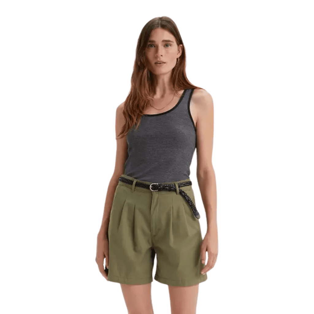 Levi's Essential Rib Tank Caraway Stripe Caviar