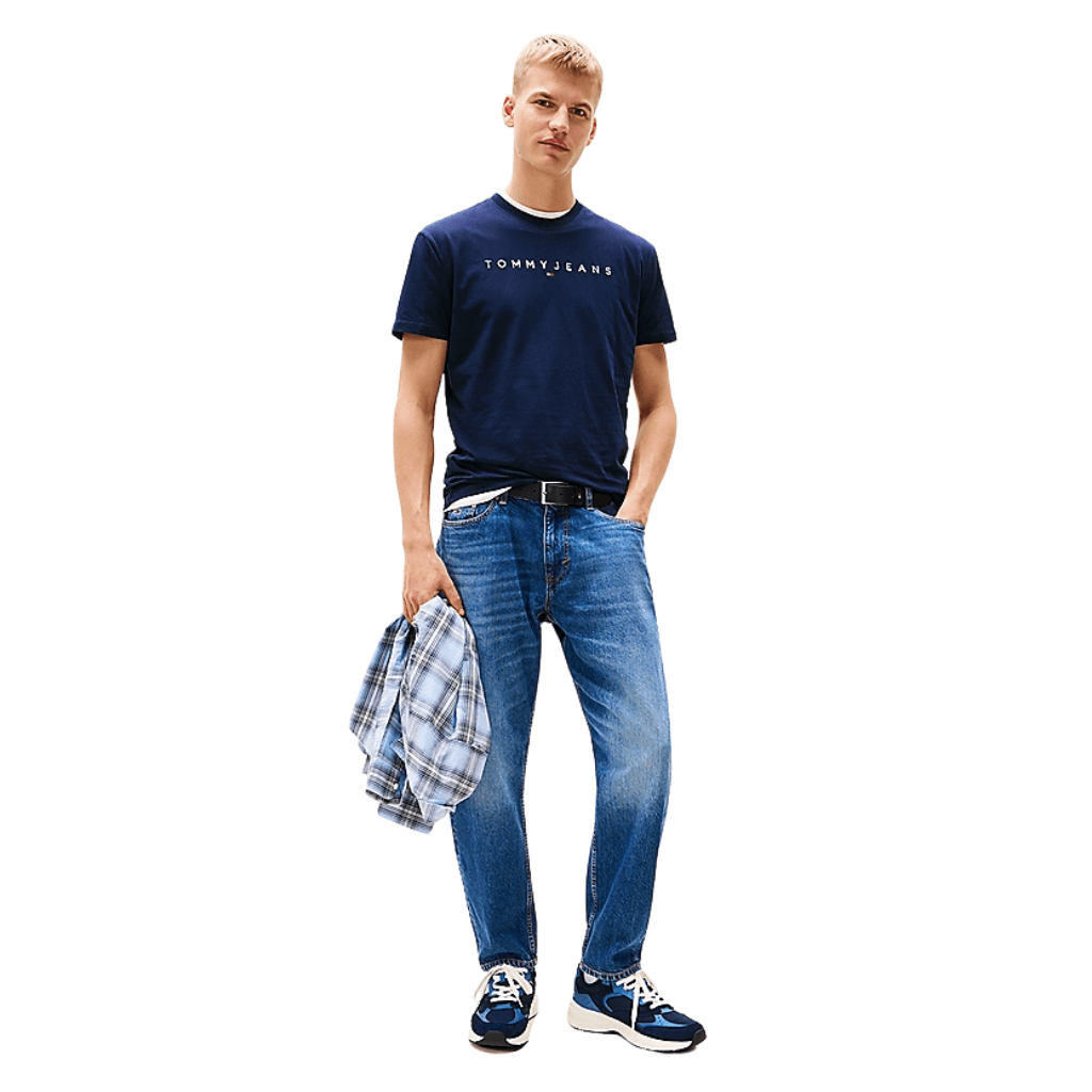 Tommy Jeans Regular Logo T-Shirt Dark Night Navy