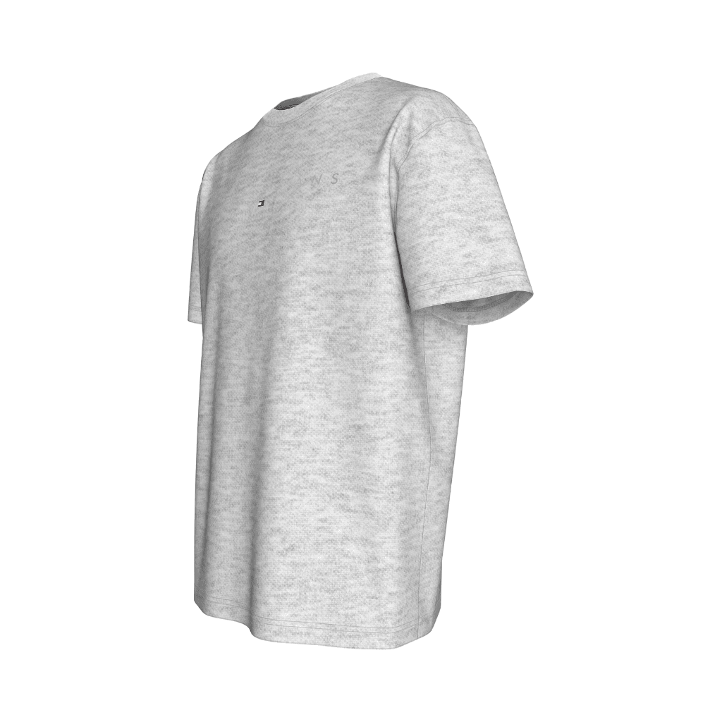 Tommy Jeans Regular Logo T-Shirt Silver Grey