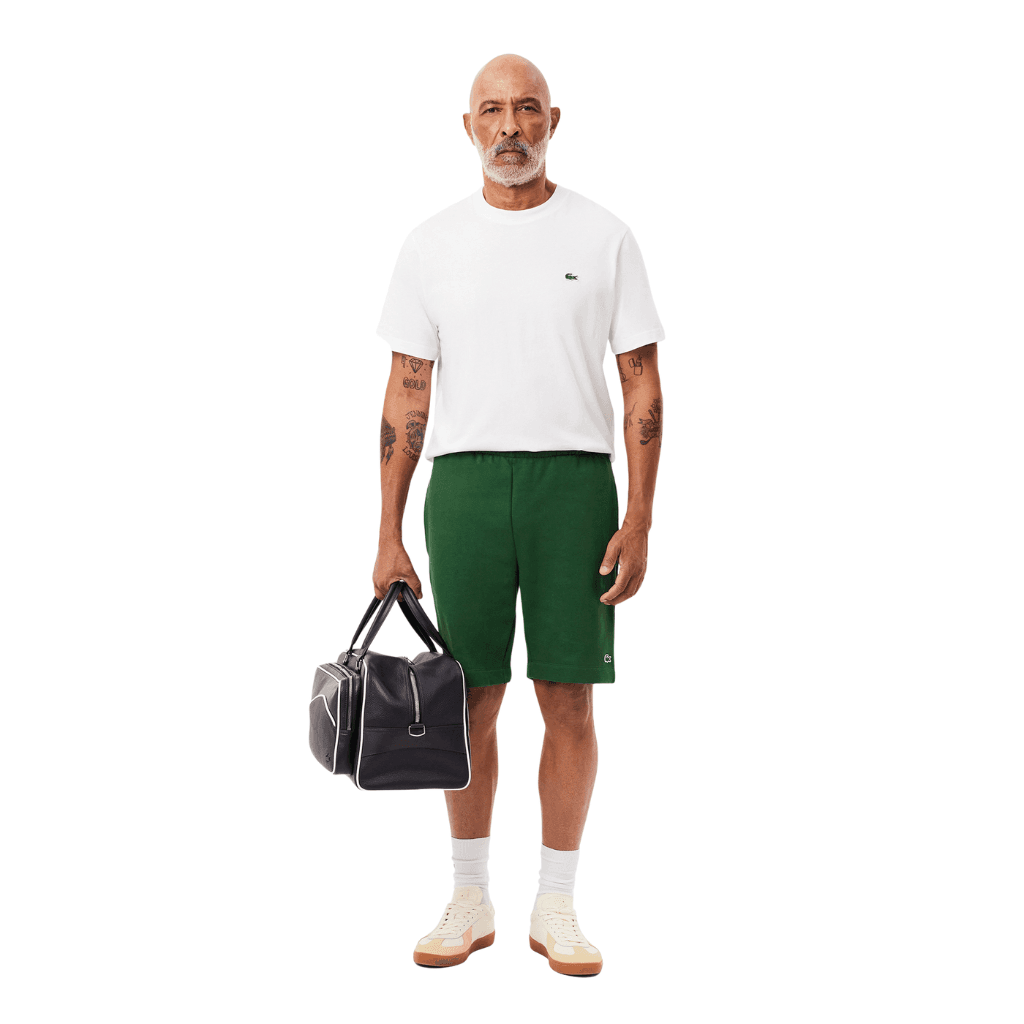 Lacoste Regular Fit Fleece Shorts Green