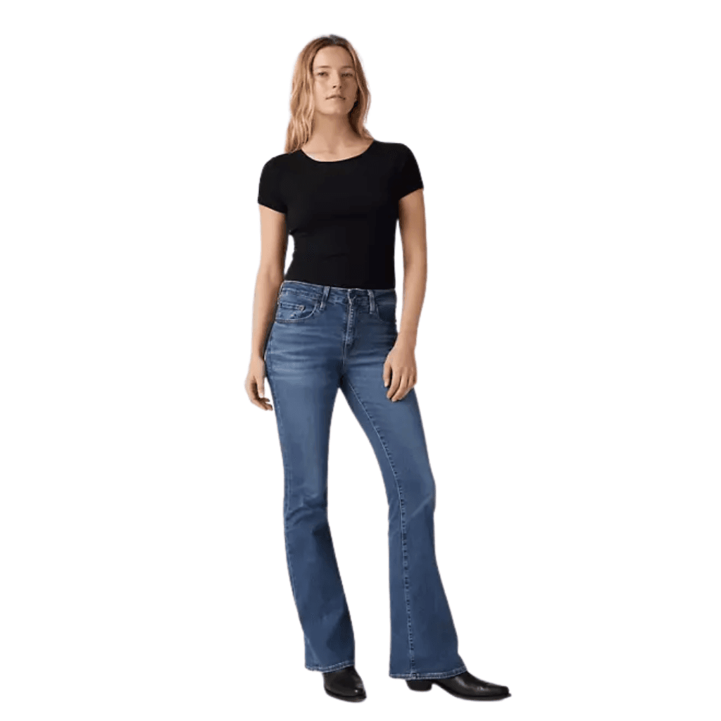 Levi's 726 Hr Flare Jeans Blue Wave Mid