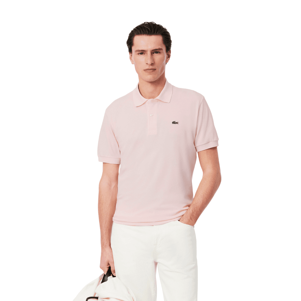 Lacoste L.12.12 Classic Fit Stretch Polo Shirt Flamingo