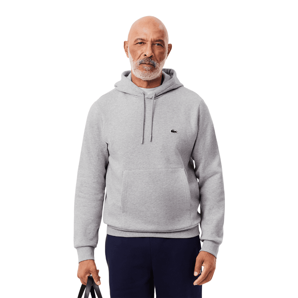 Lacoste Hooded Sweatshirt Silver Chine