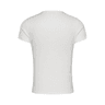 Tommy Jeans Slim Essential Ribbed T-Shirt White swatch