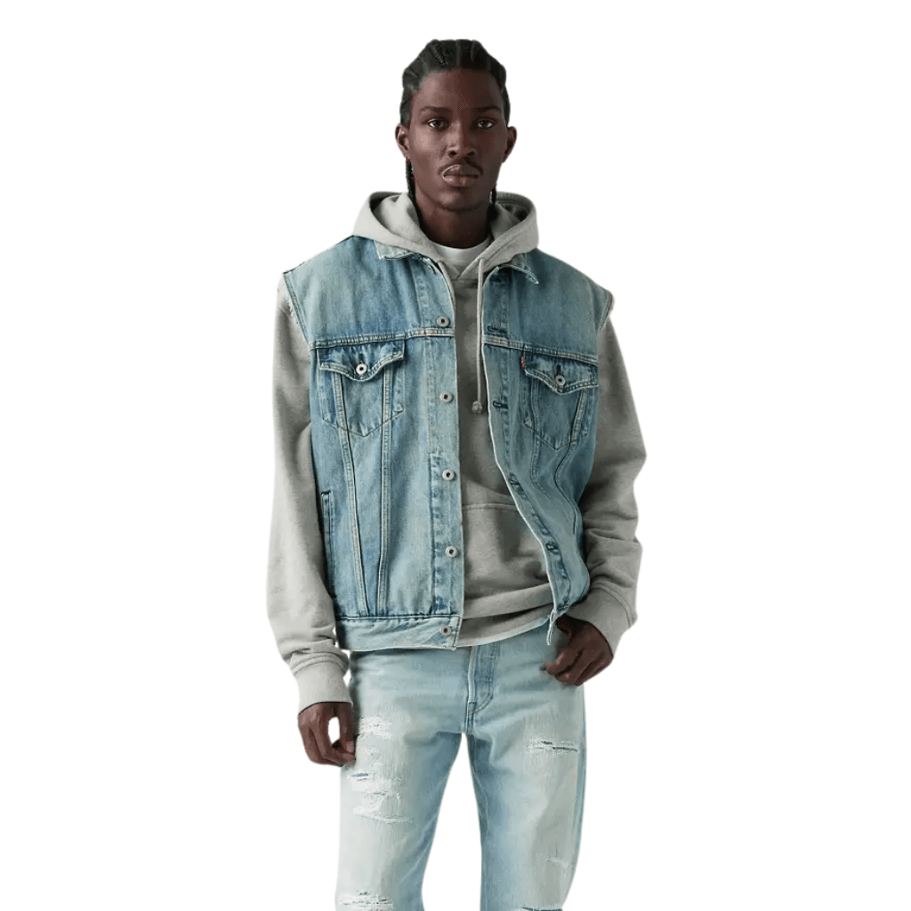 Levi's Relaxed Trucker Vest Kentucky Blue