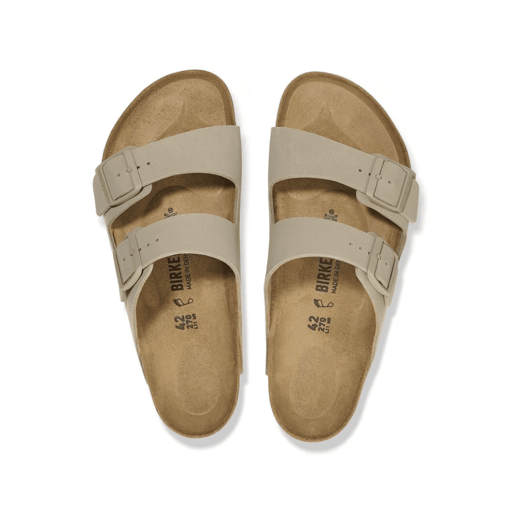Birkenstock Arizona Birko- Flor Faded Khaki Regular