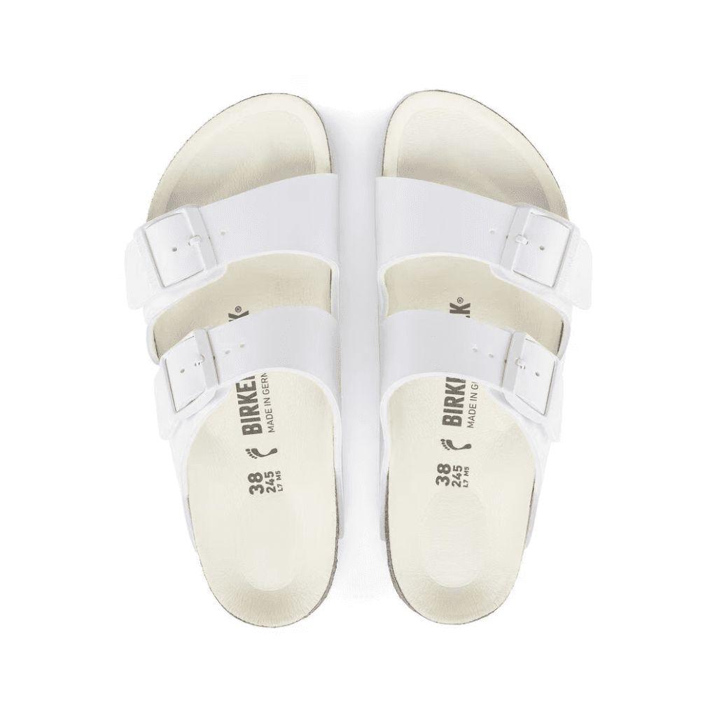 Birkenstock Arizona Birko- Flor White Regular