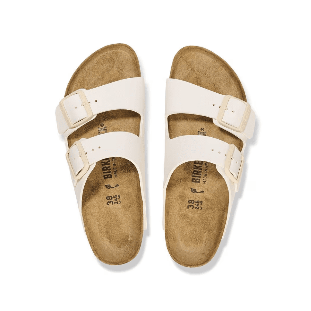 Birkenstock Arizona Birko- Flor Eggshell Narrow