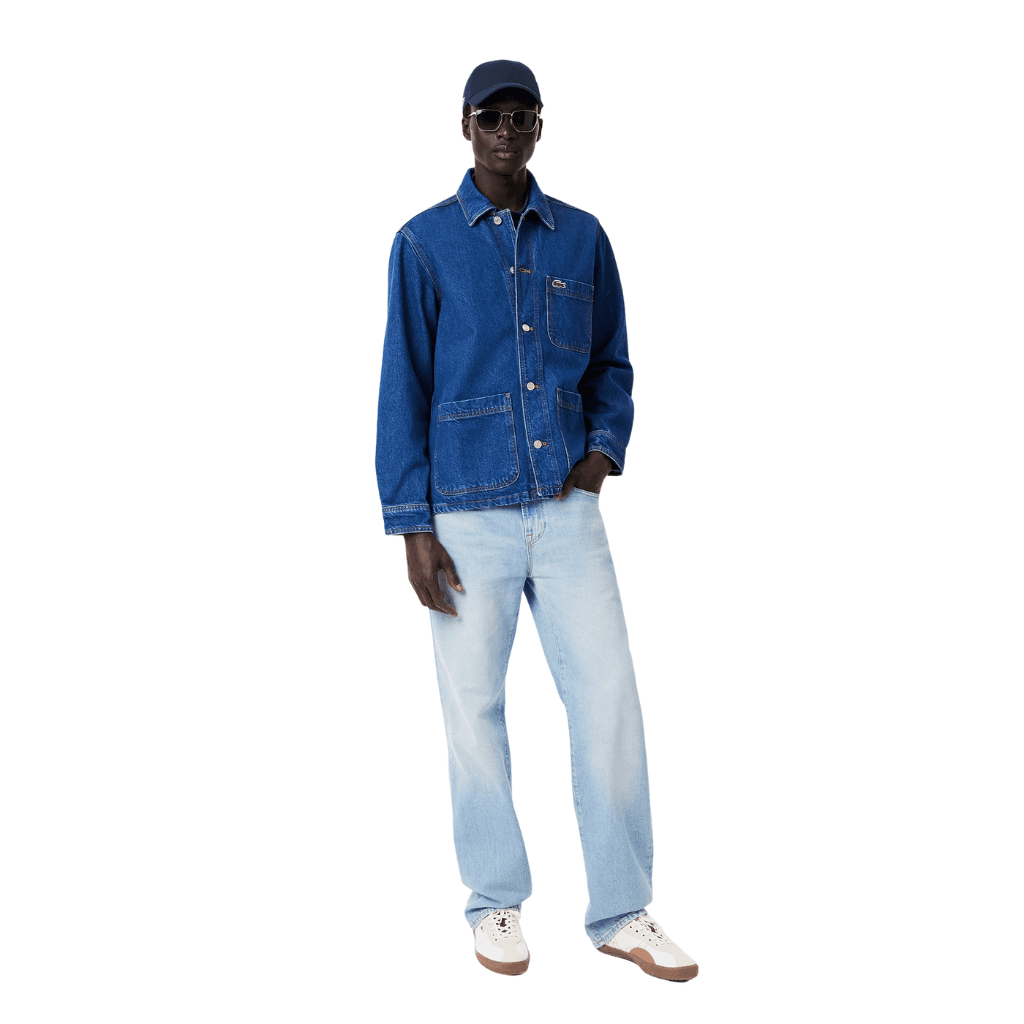 Lacoste Monochrome Cotton Hat Navy Blue