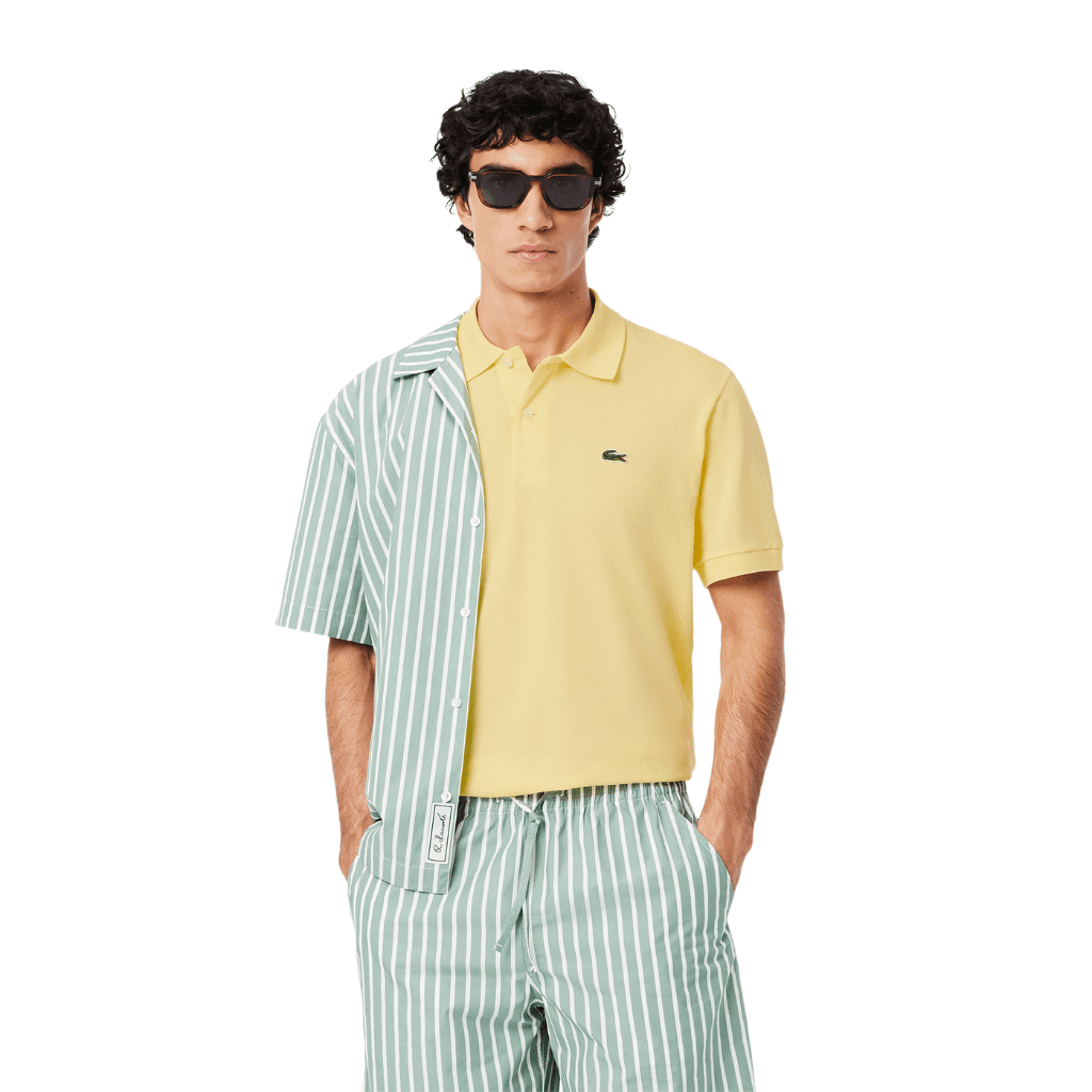 Lacoste L.12.12 Classic Fit Stretch Polo Shirt Yellow