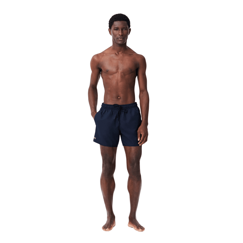 Lacoste Monochrome Swim Shorts Navy Blue/Green